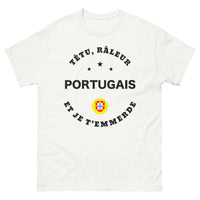 Thumbnail for T-shirt Portugais blanc - têtu râleur