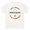 T-shirt Portugais blanc - têtu râleur