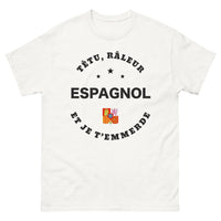 Thumbnail for T-shirt Espagnol blanc - têtu et râleur