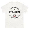 T-shirt Italien blanc face - Têtu râleur et fier de l'être
