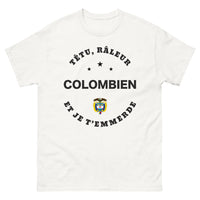 Thumbnail for T-shirt Colombien blanc - insolent et fier