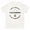 T-shirt Colombien blanc - insolent et fier