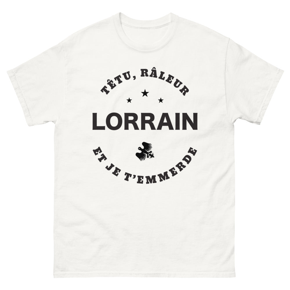 T-shirt Lorraine blanc - Têtu et râleur