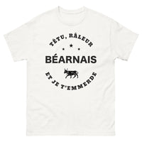 Thumbnail for T-shirt Béarnais blanc - têtu et râleur