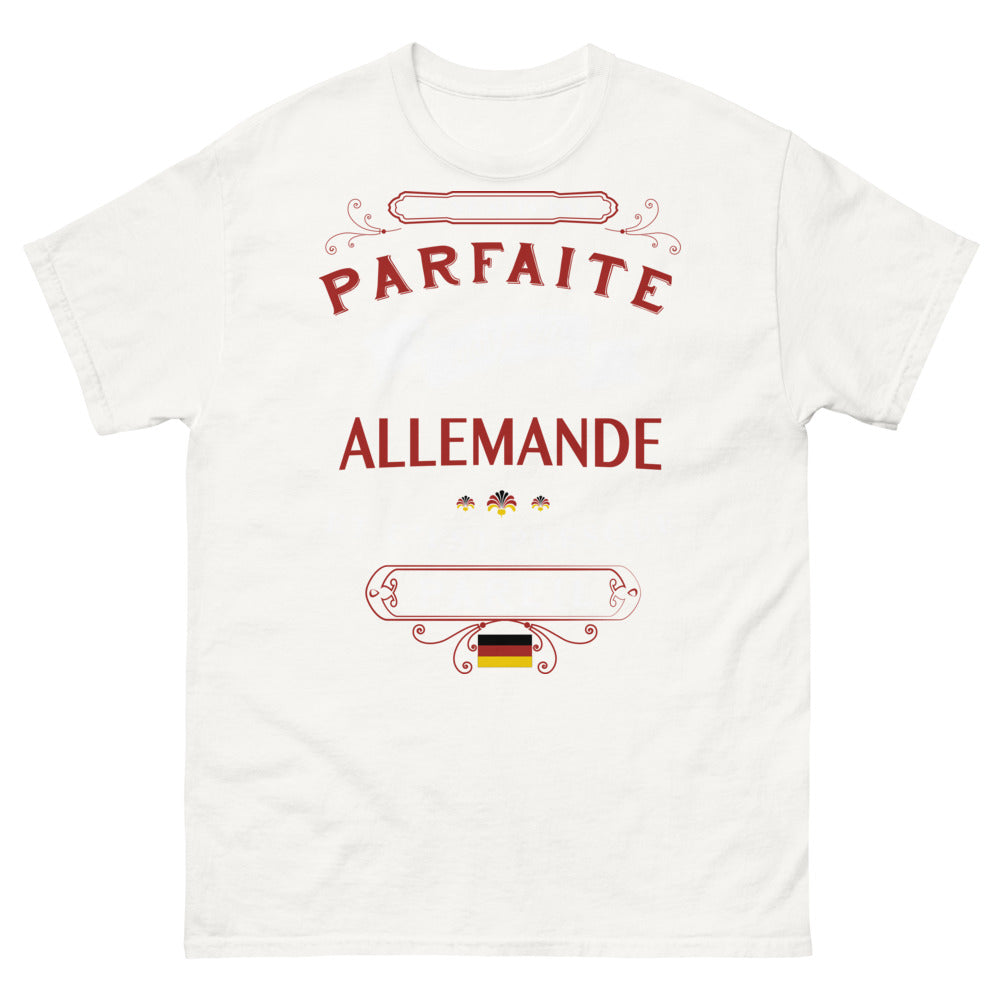 T-shirt Allemagne blanc - imparfait mais allemande