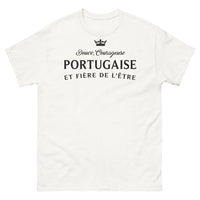 Thumbnail for T-shirt Portugaise blanc - douceur et fierté