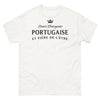 T-shirt Portugaise blanc - douceur et fierté