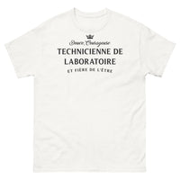 Thumbnail for T-shirt Douce Technicienne de Laboratoire blanc - douceur et fierté labo