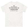 T-shirt Douce Technicienne de Laboratoire blanc - douceur et fierté labo