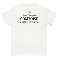 Thumbnail for T-shirt comtoise blanc - Douce et Courageuse