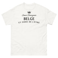 Thumbnail for T-shirt Belgique blanc - Douce, Courageuse et Belge
