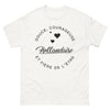 T-shirt hollandais blanc - douce et courageuse