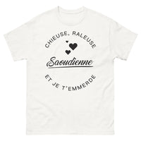 Thumbnail for T-shirt Saoudienne blanc - Chieuse raleuse et Je t’emmerde