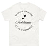 T-shirt Malaisienne blanc - chieuse râleuse