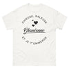 T-shirt ghanéenne blanc - chieuse râleuse et je t'emmerde