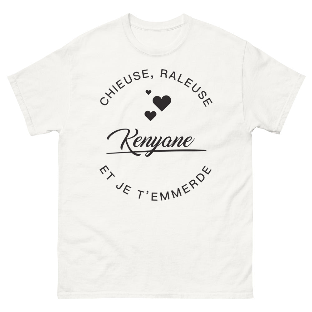 T-shirt kenyane blanc - Attitude kenyane