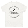T-shirt kenyane blanc - Attitude kenyane