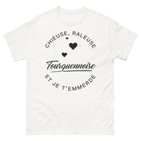 Thumbnail for T-shirt Tourquennoise blanc - Chieuse râleuse