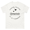 T-shirt Quimpéroise blanc - je t'emmerde