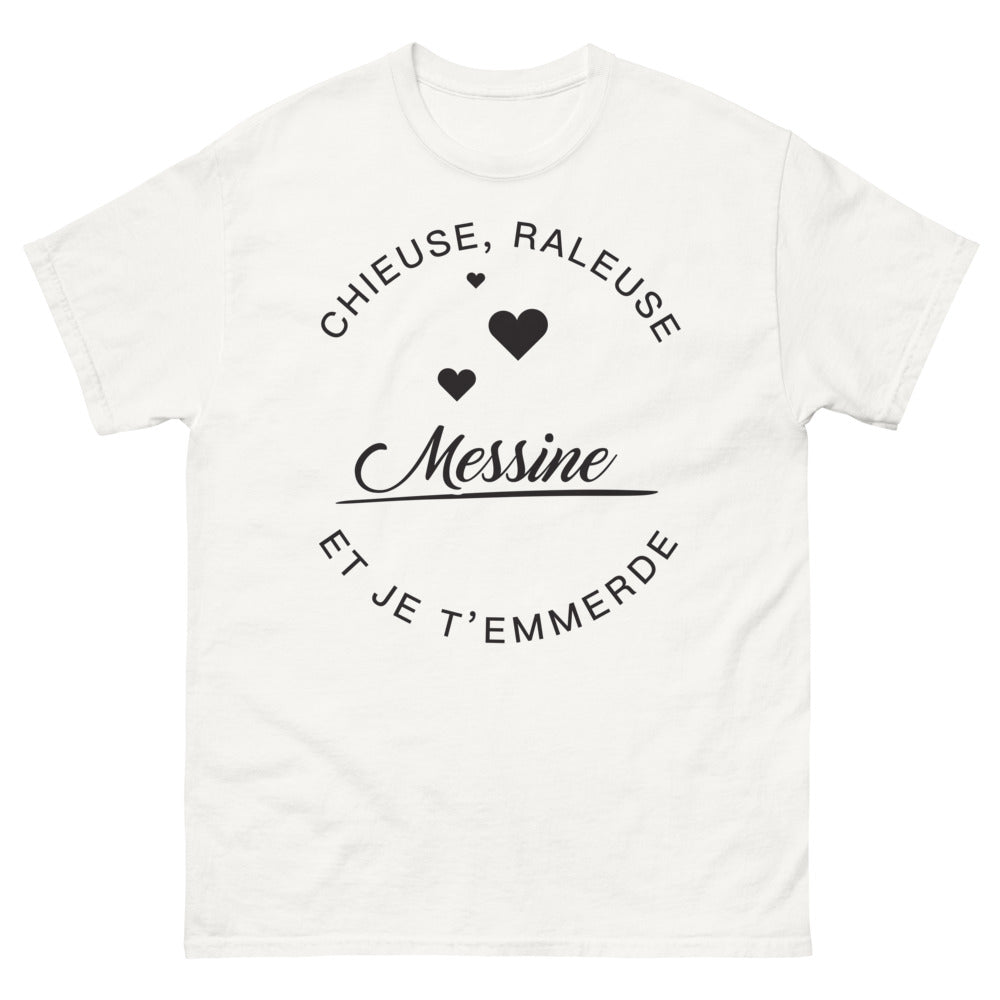 T-shirt Messine blanc - Chieuse râleuse