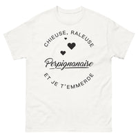 Thumbnail for T-shirt Perpignan blanc - Chieuse râleuse Perpignanaise