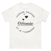 T-shirt Orléanaise blanc - chieuse râleuse