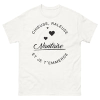 Thumbnail for T-shirt Nantes blanc - Chieuse râleuse Nantaise et je t'emmerde