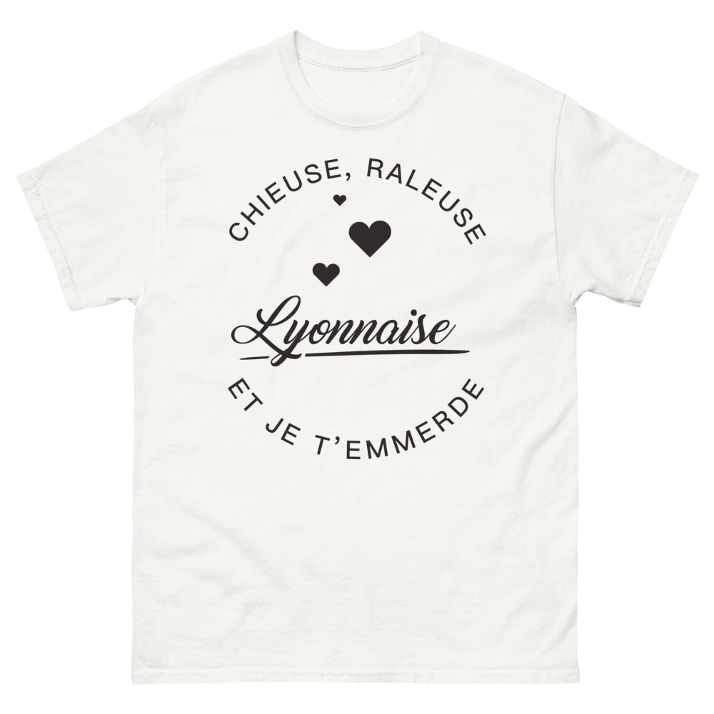 T-shirt Lyonnaise blanc - Chieuse râleuse