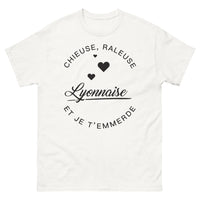 Thumbnail for T-shirt Lyonnaise blanc - Chieuse râleuse