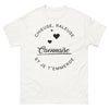 T-shirt Caennaise blanc - chieuse râleuse