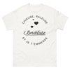 T-shirt Bordelaise blanc - chieuse râleuse