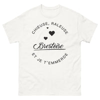 Thumbnail for T-shirt Brestoise blanc - Chieuse râleuse Brestoise et Je t'emmerde