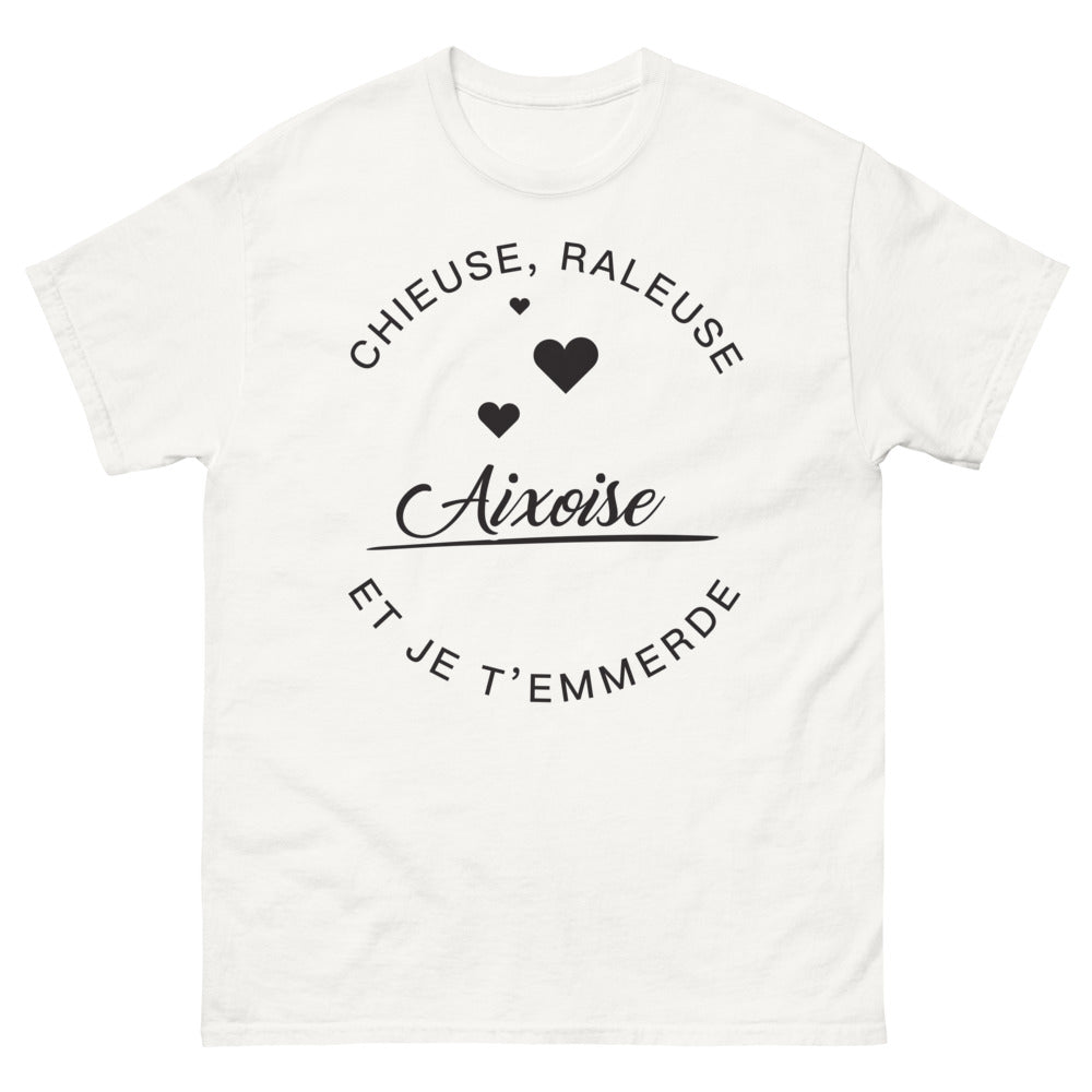 T-shirt Aix-en-Provence blanc - chieuse râleuse aixoise