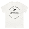T-shirt Wallonne blanc - chieuse raleuse et fière