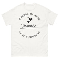 Thumbnail for T-shirt Vaudoise blanc - Chieuse râleuse