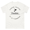 T-shirt Vaudoise blanc - Chieuse râleuse