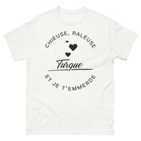 Thumbnail for T-shirt turque blanc - caractère bien trempé