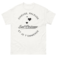 Thumbnail for T-shirt sud-coréenne blanc - chieuse râleuse