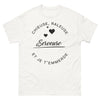 T-shirt Rebelles du Quotidien blanc - chieuse râleuse serveuse et je t'emmerde