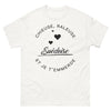 T-shirt Suède blanc - Chieuse suédoise humour et fierté