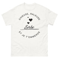 Thumbnail for T-shirt Serbe blanc - chieuse et râleuse