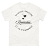 T-shirt Roumaine blanc - chieuse et râleuse