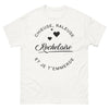 T-shirt Rochelaise blanc - Je t'emmerde
