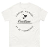 T-shirt Occitanie blanc - chieuse râleuse