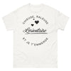 T-shirt Lorientaise blanc - chieuse râleuse et fière de Lorient
