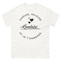 Thumbnail for T-shirt Landaise blanc - chieuse râleuse et fière de ses origines