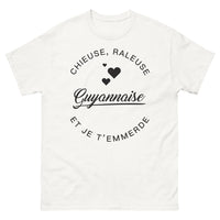 Thumbnail for T-shirt Guyane blanc - Chieuse râleuse humour et provocation