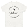 T-shirt Haïtienne blanc - chieuse râleuse et je t'emmerde