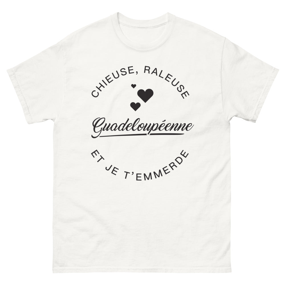 T-shirt Guadeloupe blanc - Chieuse et râleuse