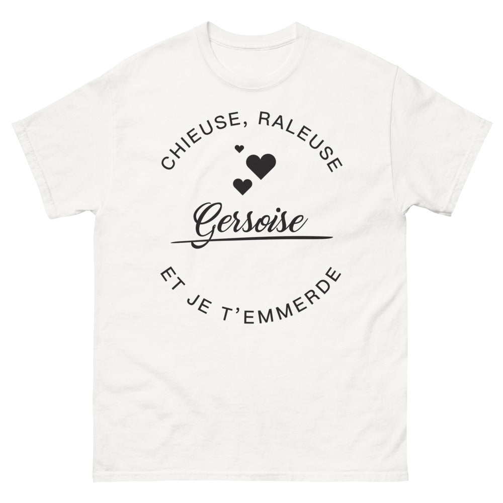 T-shirt Gersoise blanc - Chieuse râleuse